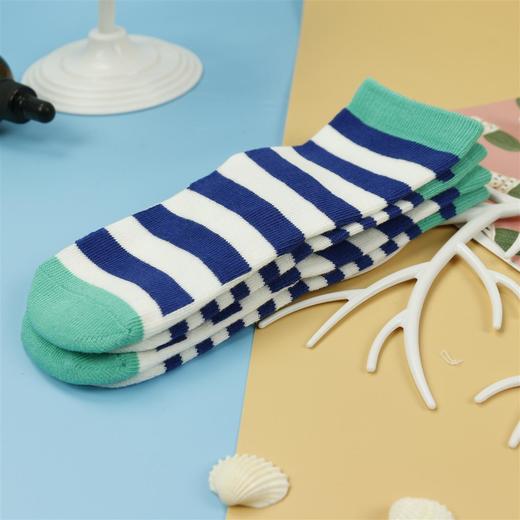 【19元6双】1-3岁丨带跟直板袜卡通条纹童袜舒适柔软四季袜【923213】 商品图3