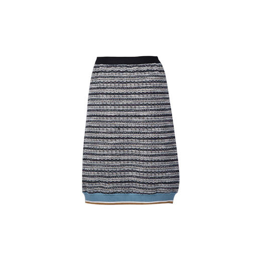 SAINT L’UCK/圣媛女装   时尚休闲彩条针织半身裙SA320B01 商品图1