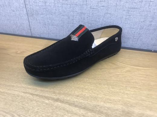 豪行2019秋季新品时尚休闲真皮男单鞋豆豆鞋19327668专柜正品 商品图0