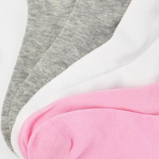 【19元6双】3-5岁丨小童乖巧女袜，袜口绣边可折，袜颈长度自由调节【 713205】 商品图2