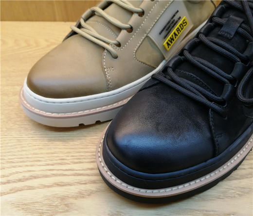 2019豪行秋冬新款19375030纯皮真皮时尚休闲户外男鞋单鞋专柜正品 商品图3