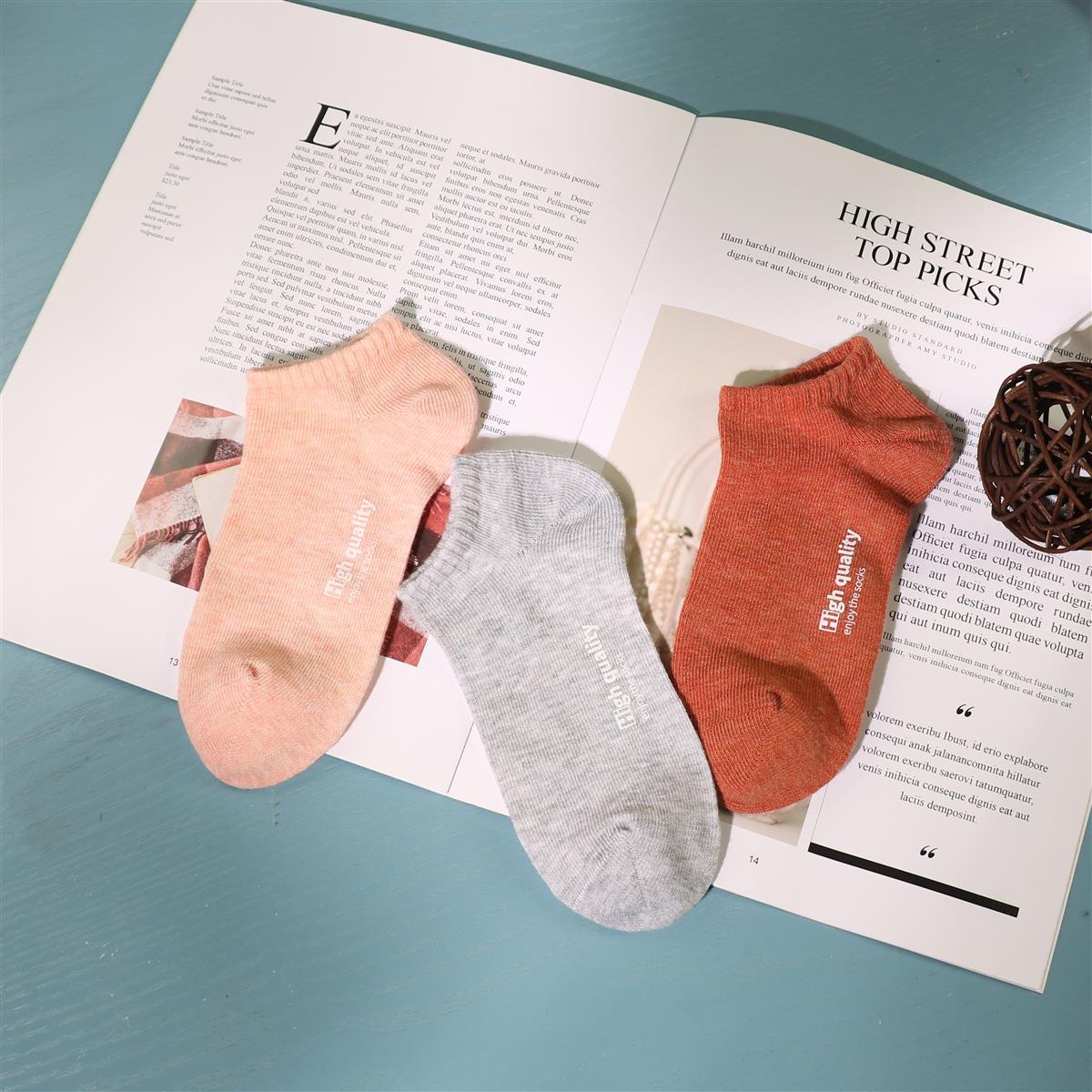 【19元6双】童丨大童夏季船袜薄款纯色男童短袜印花女袜【7-10岁  2013301】