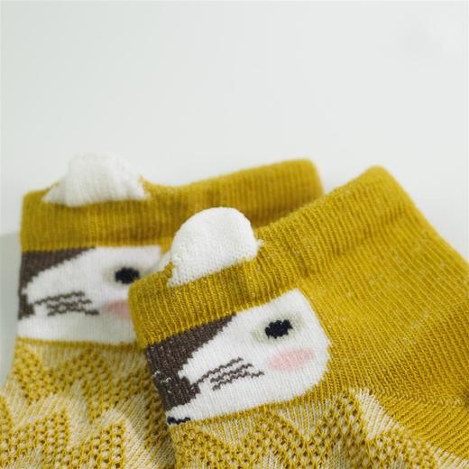 【19元6双】3-5岁丨儿童立体袜子网面精梳棉袜薄款袜子可爱时尚潮流【2013203】 商品图3