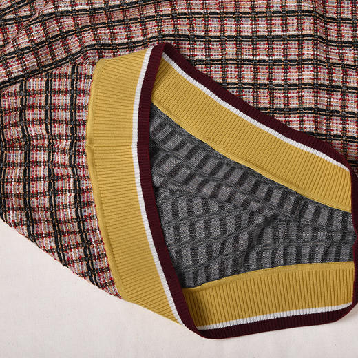 SAINT L’UCK/圣媛女装  休闲罗纹领彩条针织套头衫SA320A01 商品图3