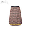 SAINT L’UCK/圣媛女装   时尚休闲彩条针织半身裙SA320B01 商品缩略图7