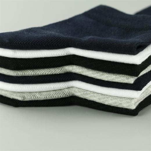 男丨男士纯色中筒袜网面精梳棉短袜舒适柔软吸汗【2双装 6双6折 2211605】 商品图4