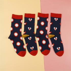 【49元6双】女丨女士中筒新款精梳棉袜混色时尚女袜舒适时尚潮流 袜子【 922207】