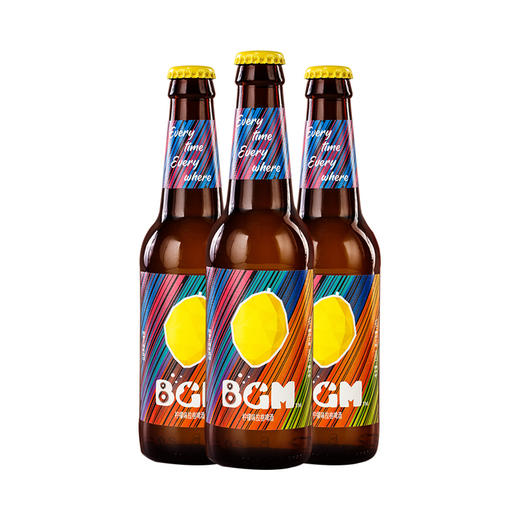 BGM啤酒10度330*24瓶/箱柠檬拉格箱啤 商品图2