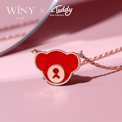 Winy925纯银熊骑士项链送女友闺蜜节日生日礼物 商品图0