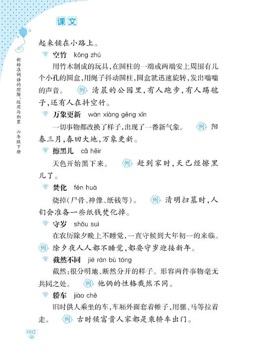 新标准词语的理解、运用与积累（六年级下册）（与统编新教材配套） 商品图4