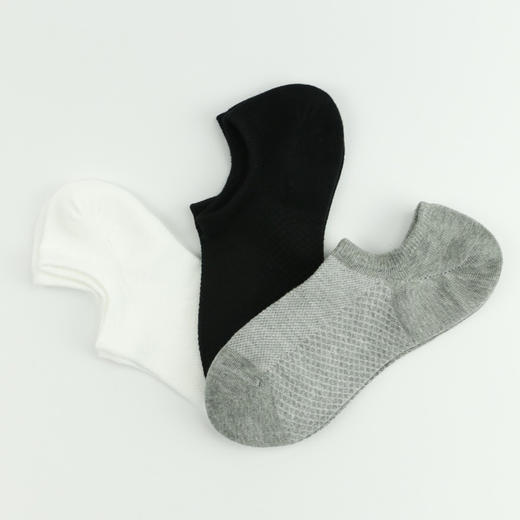 【19元6双】10岁以上丨大童学生纯色袜子 网面船袜柔软透气【 813315】 商品图0