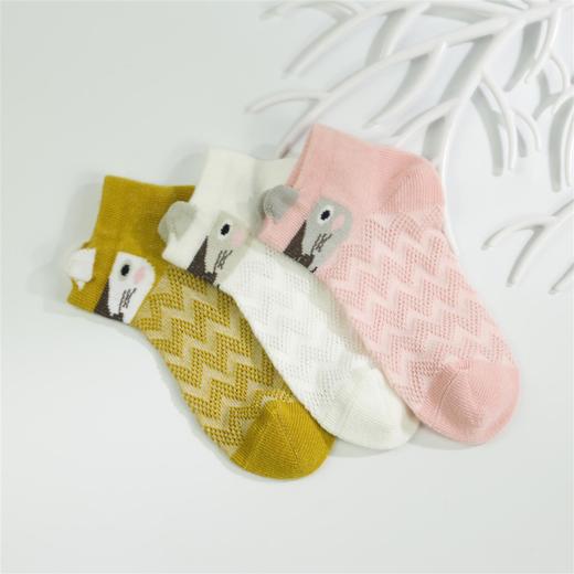 【19元6双】3-5岁丨儿童立体袜子网面精梳棉袜薄款袜子可爱时尚潮流【2013203】 商品图1