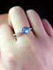 925银蓝月光石/拉长石戒指 神秘优雅大方  尺寸可调节 商品缩略图0