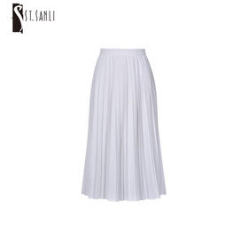 圣三利女装 气质优雅百褶半身裙SL2015259