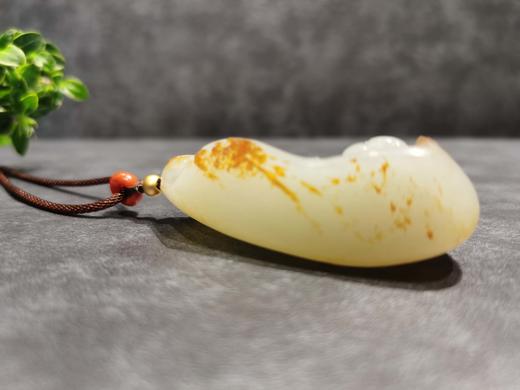 【御珠宫坊·传承系列】白玉子料财神佛挂件 商品图4