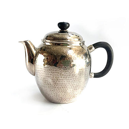 手工锤纹银壶泡茶壶 商品图1