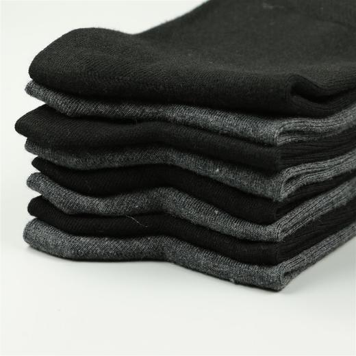 【59元2双】男丨【山羊绒】男士冬季山羊绒袜中筒纯色商务袜舒适柔软【2121801】 商品图3