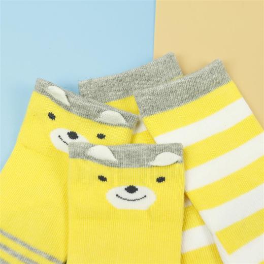 【19元6双】1-3岁丨四季直板袜卡通条纹童袜舒适柔软【923212】 商品图3