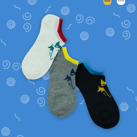 【19元6双】7岁以上丨大童精梳棉袜子 春夏船袜短袜 【713312】