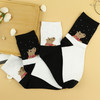 【19元6双】【5-7岁】中童黑白渐变休闲袜 精梳棉袜 透气舒适【2623205】 商品缩略图0