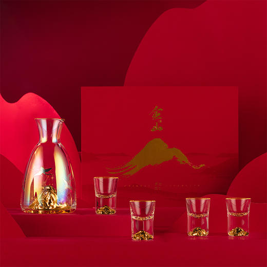 金山·炫彩圆弧酒具 1壶N杯 商品图0