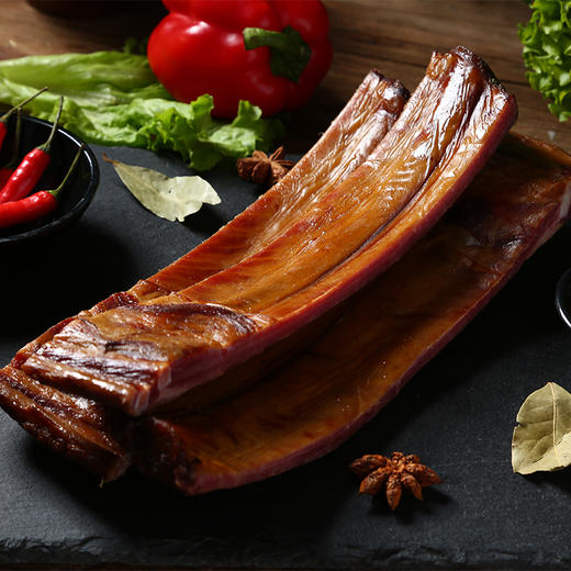 【宜昌助农馆】钱钱网土家腊排骨 500g 商品图2