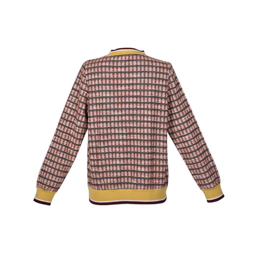 SAINT L’UCK/圣媛女装  休闲罗纹领彩条针织套头衫SA320A01 商品图1