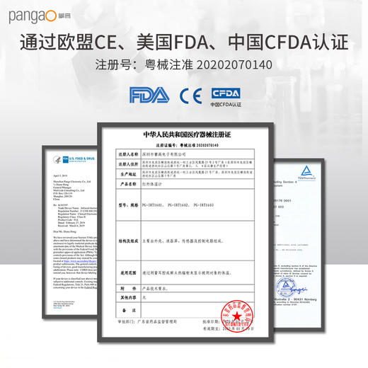 【攀高】PANGAO  红外电子温度计 耳额双用 商品图10