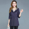 YWE  M2065修身连帽大码气质优雅风衣外套 商品缩略图1