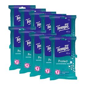 得宝（Tempo） 卫生湿巾12片/包x10包 共120片 抽取式湿巾