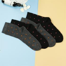 【特价59元2双】【羊绒袜】【可积分兑换】女士冬季印花羊绒袜舒适柔软女袜中筒冬袜【822802】