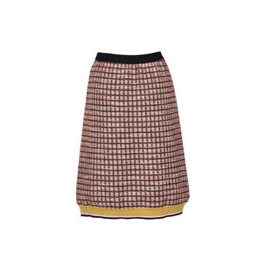 SAINT L’UCK/圣媛女装   时尚休闲彩条针织半身裙SA320B01 商品图3