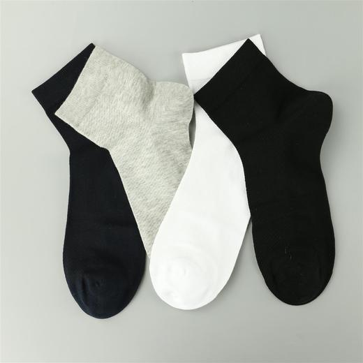 男丨男士纯色中筒袜网面精梳棉短袜舒适柔软吸汗【2双装 6双6折 2211605】 商品图2