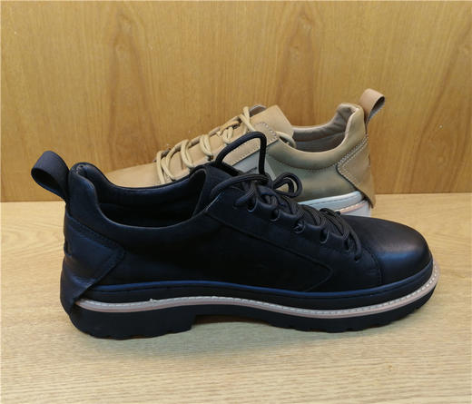 2019豪行秋冬新款19375030纯皮真皮时尚休闲户外男鞋单鞋专柜正品 商品图1