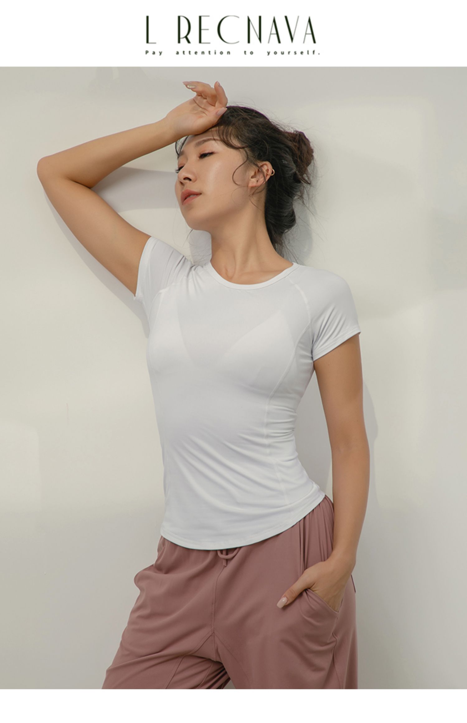 运动上衣女短袖速干t恤运动健身显瘦透气跑步瑜伽服