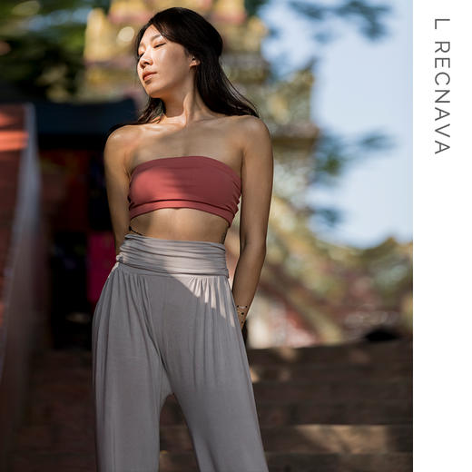 运动抹胸式内衣女无肩带瑜伽健身聚拢跑步带胸垫文胸bra 商品图0