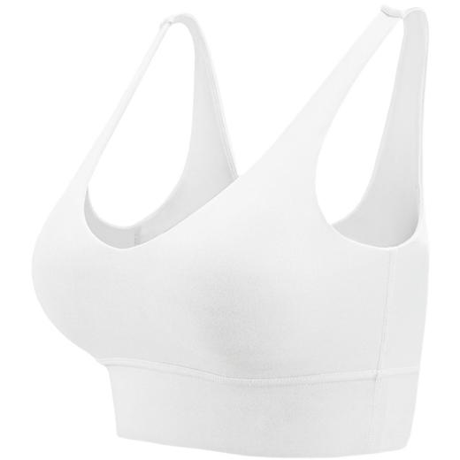 【裸感】浅象牙运动内衣女带胸垫美背胸衣文胸健身瑜伽背心 商品图4