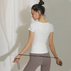 运动上衣女短袖速干t恤运动健身显瘦透气跑步瑜伽服 商品缩略图3