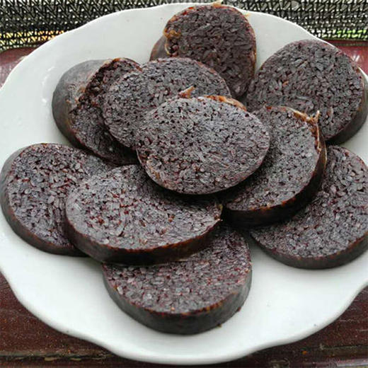 贵州遵义余庆县特产手工血灌粑糯米血肠特色熟食真空装包邮500g