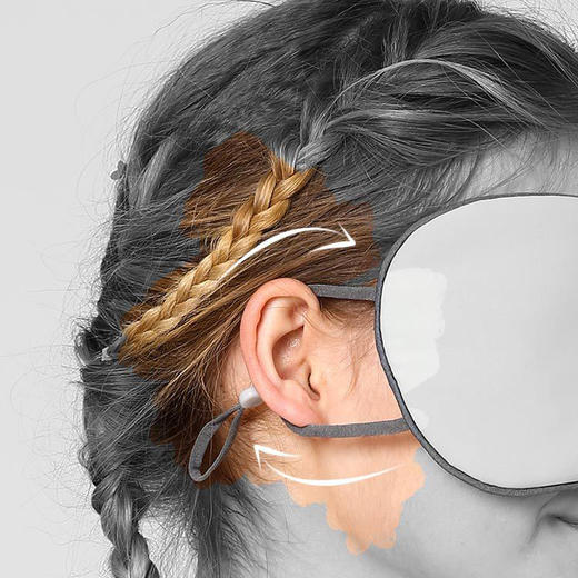 【随时随地呵护双眼！石墨烯眼罩】助力睡眠，缓解疲劳，舒适透气，凉温两用遮光旅行睡眠眼罩 商品图1