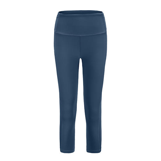 L RECNAVA健身裤女弹力紧身裸感运动瑜伽跑步高腰提臀七分紧身裤 商品图4