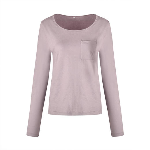 【棉感面料】运动罩衫女长袖速干瑜伽跑步健身衣-不带胸垫 商品图4