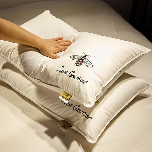 PDD-LACASA210123新款家用柔软全棉枕芯护颈椎助睡眠枕头TZF 商品图4