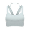 【裸感】冰水蓝双肩带 挂脖运动吊带背心女带胸垫美背内衣 商品缩略图4