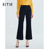 EITIE爱特爱女装春季新款气质通勤职业百搭显瘦微喇直筒长裤6405112 商品缩略图0