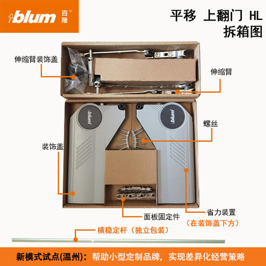 机械平移上翻门HL【上翻随意停系列】 商品图3