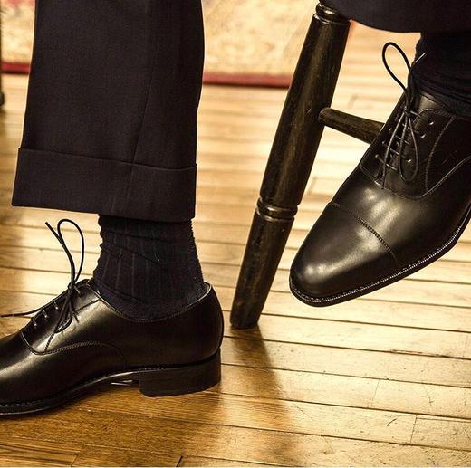 英国原产高级男袜-黑色(单双装） 商品图6