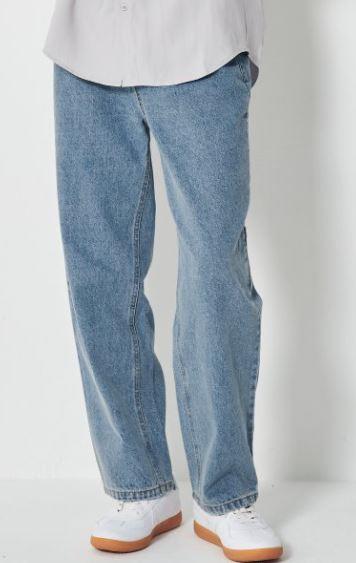 8 seconds 天蓝色包迷你口袋点直筒牛仔裤#450921LB1QJPY带授权招加盟代理 商品图0