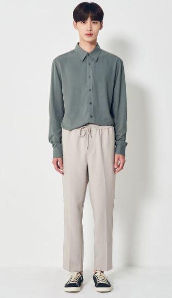 8 seconds  20FW 象牙基本宽松松紧带裤210921BYX0JPY带授权招加盟代理 商品图2