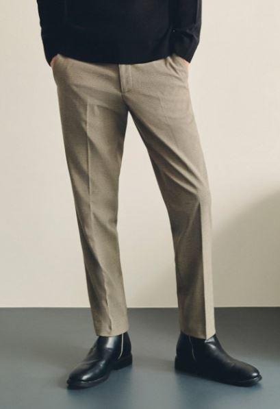 8 seconds  20FW 男士棕色豪恩斯图斯格纹修420X21LY2DJPY带授权招加盟代理 商品图0